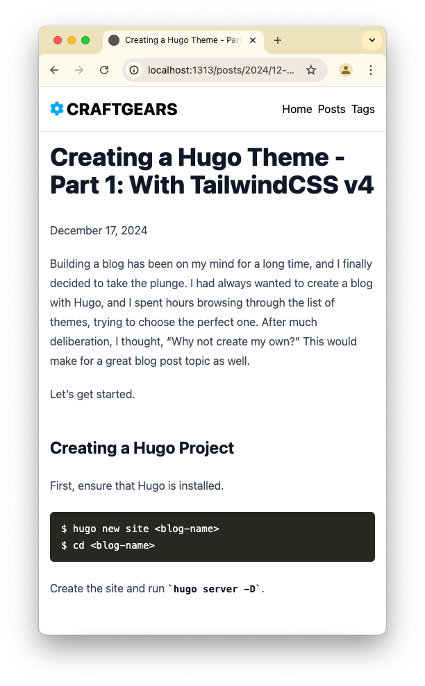 Mobile Layout